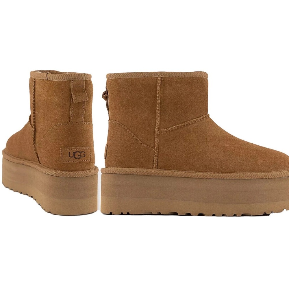 Authentic UGG Classic Mini Platform Boots - Picture 2 of 5
